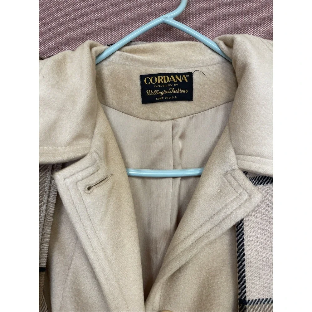 Vintage‎ Cordana Simply Luxurious Wellington Fashions Celanese Arnel Long Coat